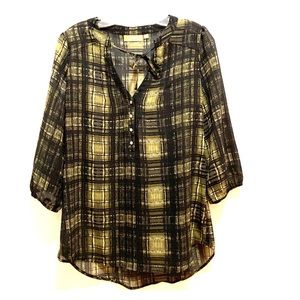 Princess Vera Wang Popover Blouse